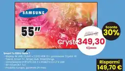 Interspar SAMSUNG Smart Tv 55DU Serie 7 offerta