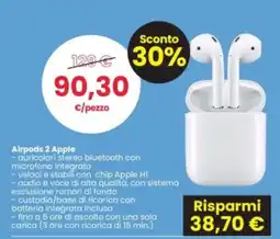 Interspar Airpods 2 Apple offerta