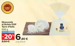 Carrefour Mozzarella di Bufala DOP Terre d'Italia offerta