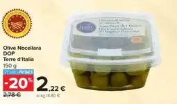 Carrefour Olive Nocellara DOP Terre d'Italia offerta