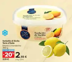 Carrefour Sorbetto di Sicilia Terre d'Italia offerta