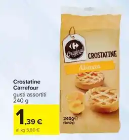 Carrefour Crostatine Carrefour offerta