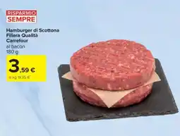 Carrefour Hamburger di Scottona Filiera Qualità Carrefour offerta