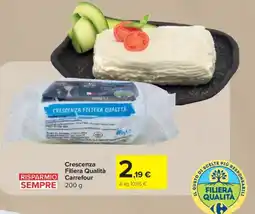 Carrefour Crescenza Filiera Qualità Carrefour offerta