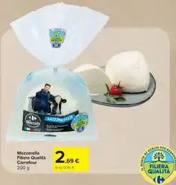 Carrefour Mozzarella Filiera Qualità Carrefour offerta