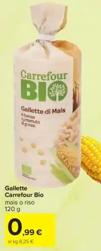 Carrefour Gallette Carrefour Bio offerta