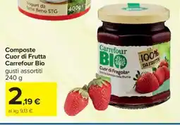 Carrefour Composte Cuor di Frutta Carrefour Bio offerta