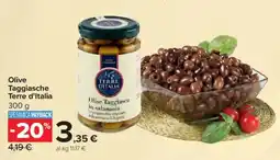 Carrefour Olive Taggiasche Terre d'Italia offerta