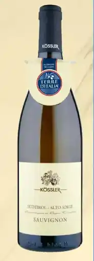 Carrefour Sauvignon DOC Kössler Terre d'Italia offerta