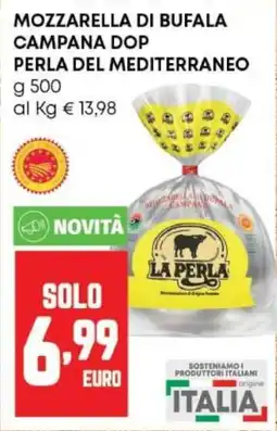 Mozzarella di bufala campana dop PERLA DEL MEDITERRANEO
