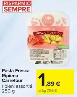 Carrefour Pasta Fresca Ripiena Carrefour offerta