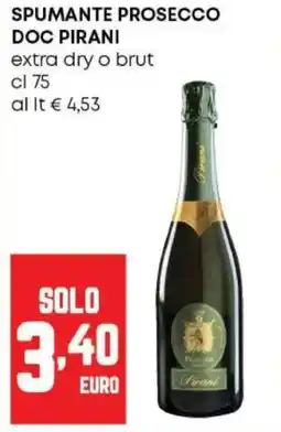 Panorama Spumante prosecco doc PIRANI offerta