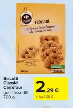 Carrefour Biscotti Classici Carrefour offerta