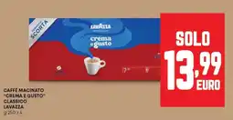 Panorama Caffé macinato "crema e gusto" classico LAVAZZA offerta