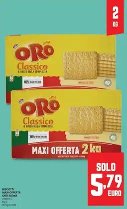 Panorama Biscotti maxi offerta ORO SAIWA offerta