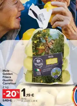 Carrefour Mele Golden Filiera Qualità Carrefour offerta