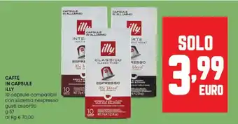 Panorama Caffè in capsule ILLY offerta