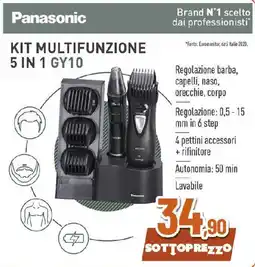 Extracoop Panasonic kit multifunzione 5 IN 1 GY10 offerta