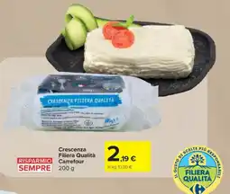 Carrefour Crescenza Filiera Qualità Carrefour offerta