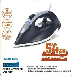 Extracoop PHILIPS Ferro a vapore DST7030 offerta