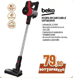 Extracoop Beko scopa ricaricabile VRT50121VR offerta