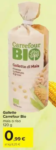 Carrefour Gallette Carrefour Bio mais o riso offerta