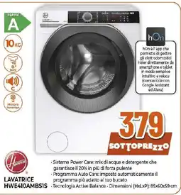 Extracoop Hoover Lavatrice HWE410AMBSIS offerta