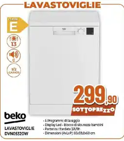 Extracoop Beko lavastoviglie DVN05320W offerta