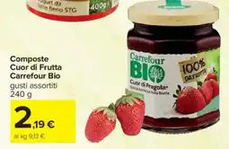 Carrefour Composte Cuor di Frutta Carrefour Bio offerta