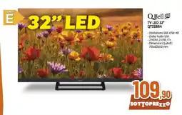 Extracoop Q.Bell TV LED 32" QT32B8A offerta