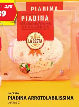 ALDI La cesta piadina arrotolabilissima offerta