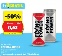 ALDI Flying power energy drink offerta