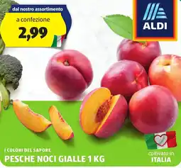 ALDI I colori del sapore pesche noci gialle offerta