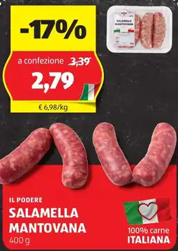 ALDI Il podere salamella mantovana offerta