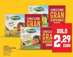 Panorama Succo di frutta in brik VALFRUTTA offerta