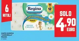 Carta igienica "camomilla” REGINA