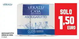 Panorama Asciugatutto ARKALIA CASA 3 rotoli offerta
