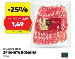ALDI Il tagliere del re spianata romana offerta