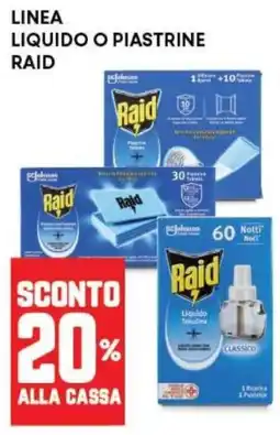 Linea liquido o piastrine RAID