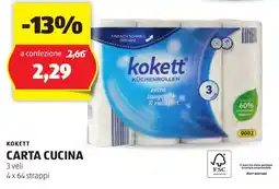 ALDI Kokett carta cucina offerta