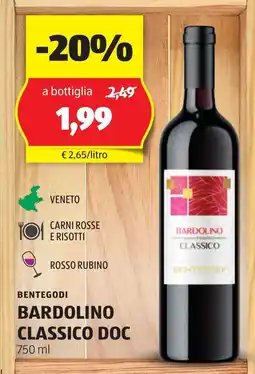 Bentegodi bardolino classico doc