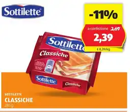 ALDI Sottilette classiche offerta