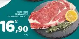 Conad Bistecche senza osso di bovino adulto offerta