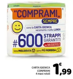 Conad Carta igienica COMPRAMI offerta
