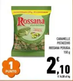 Conad Caramelle pistacchio rossana perugia offerta