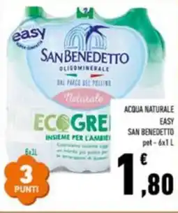 Conad Acqua naturale easy SAN BENEDETTO offerta