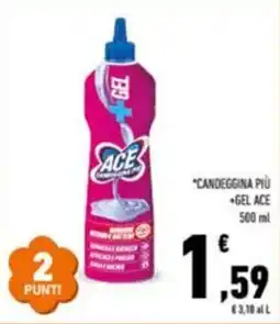 Conad Candeggina più +gel ACE offerta