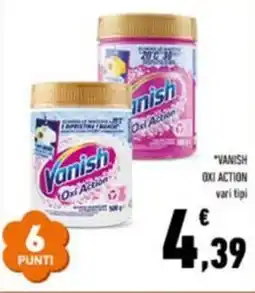 Conad vanish OXI ACTION vari tipi offerta