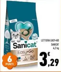Conad Lettiera easy go SANICAT offerta