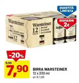 DPiù Birra WARSTEINER offerta